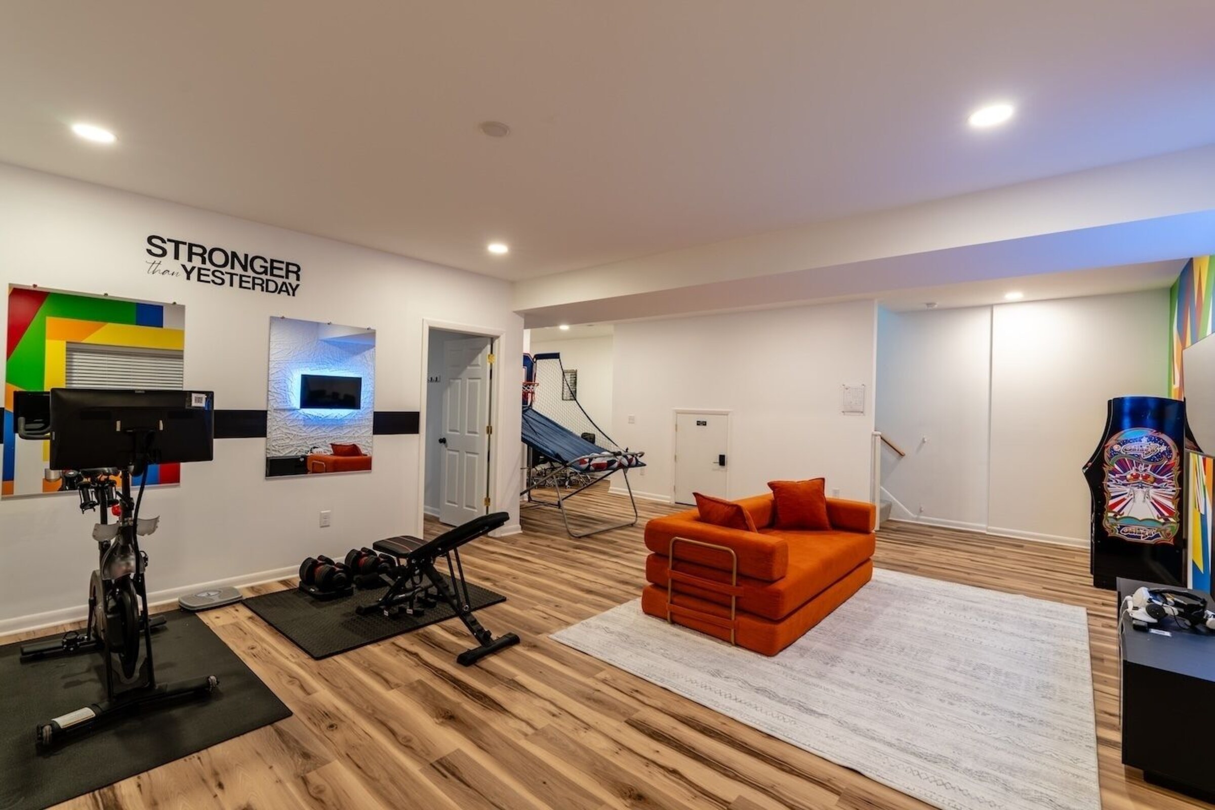 Home gym at Cedar Escape